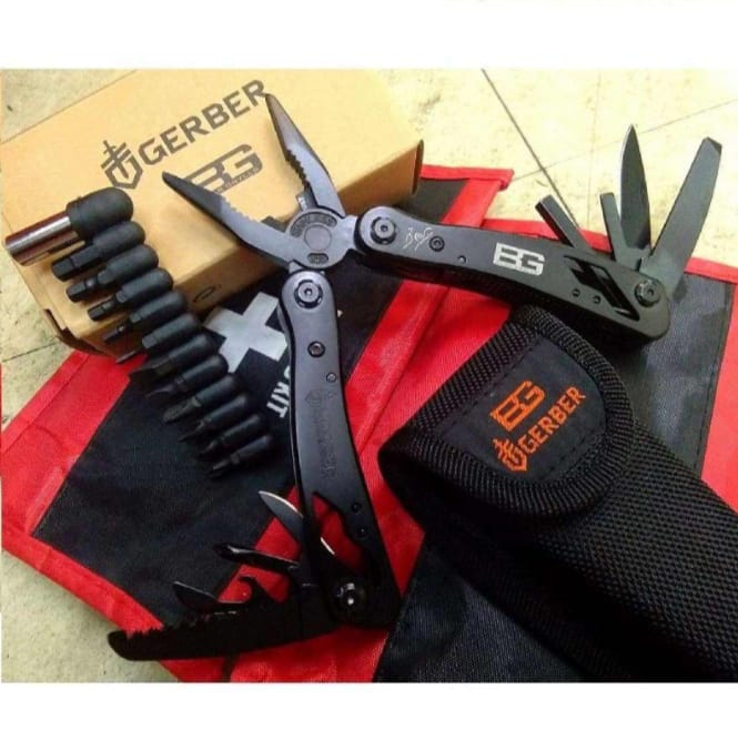 Gerber Bear Grylls Multi-Tool with Bit Set & Carry Case