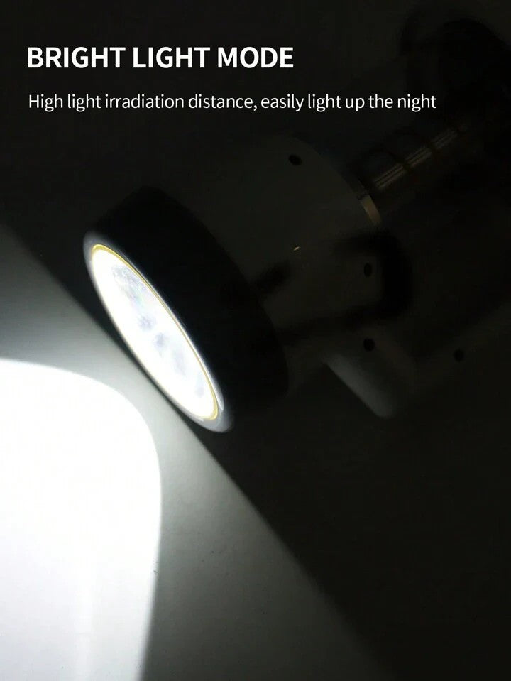 Rechargeable LED Work Flashlight with Type-C Charging – Dual Light Modes & Soft Filament