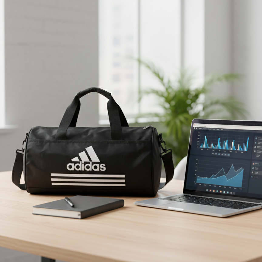 Adi 3-Stripes Gym Duffle with Shoe Pocket