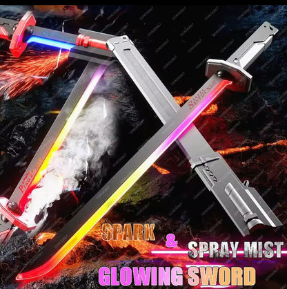 LED Talwar Smoke Toy Sword – Light-Up Warrior Blade
