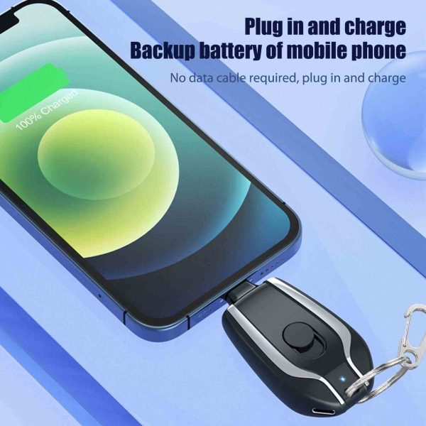 Type C – Emergency Keychain Portable Charger Power Bank